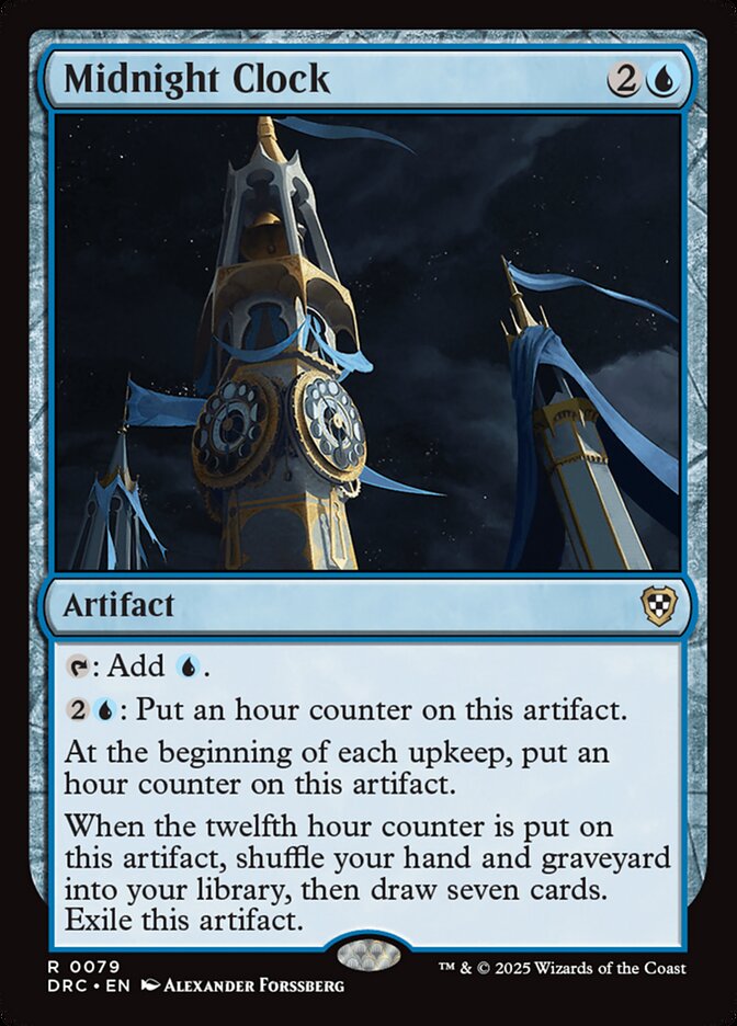 MTG Card Title: Midnight Clock DRC/79