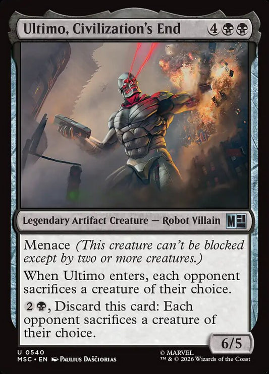MTG Card Title: Ultimo, Civilization's End MSC/540