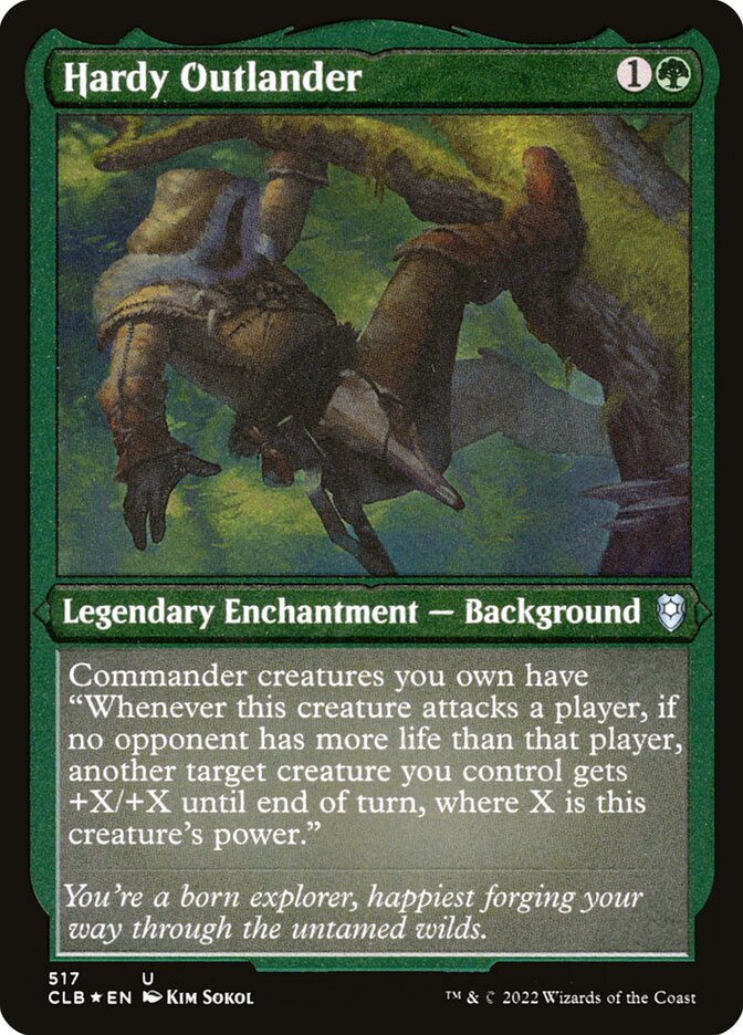 MTG Card Title: Hardy Outlander CLB/517