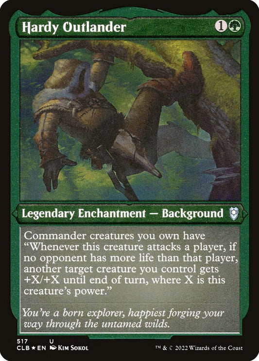MTG Card Title: Hardy Outlander CLB/517