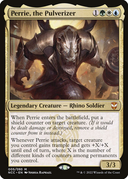 MTG Card Title: Perrie, the Pulverizer NCC/5