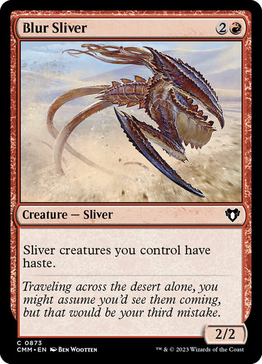MTG Card Title: Blur Sliver CMM/873