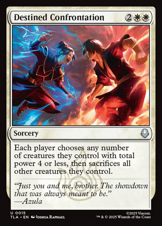 MTG Card Title: Destined Confrontation TLA/15