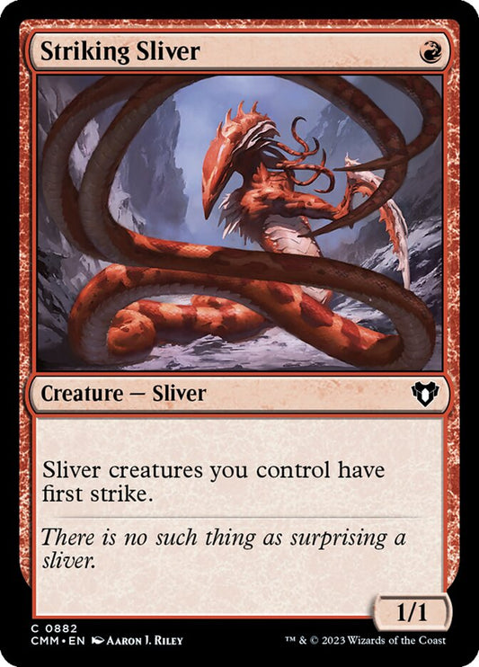 MTG Card Title: Striking Sliver CMM/882