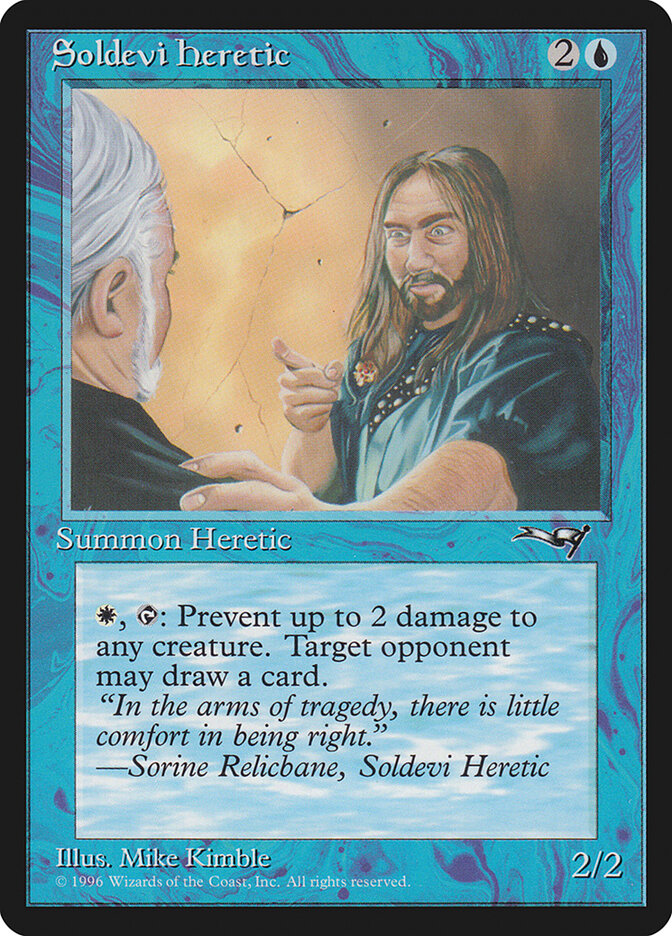 MTG Card Title: Soldevi Heretic ALL/33a