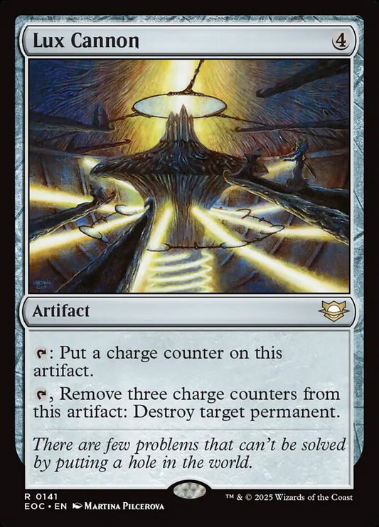 MTG Card Title: Lux Cannon EOC/141