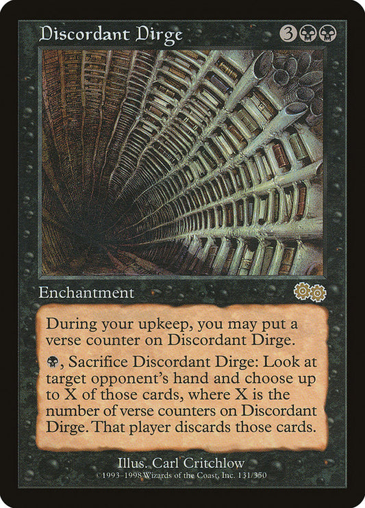 MTG Card Title: Discordant Dirge USG/131