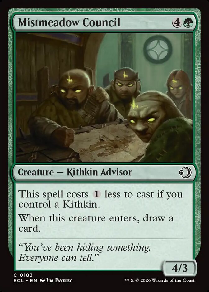 MTG Card Title: Mistmeadow Council ECL/183
