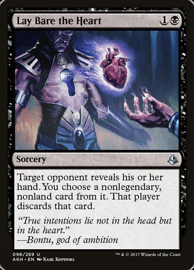 MTG Card Title: Lay Bare the Heart AKH/96