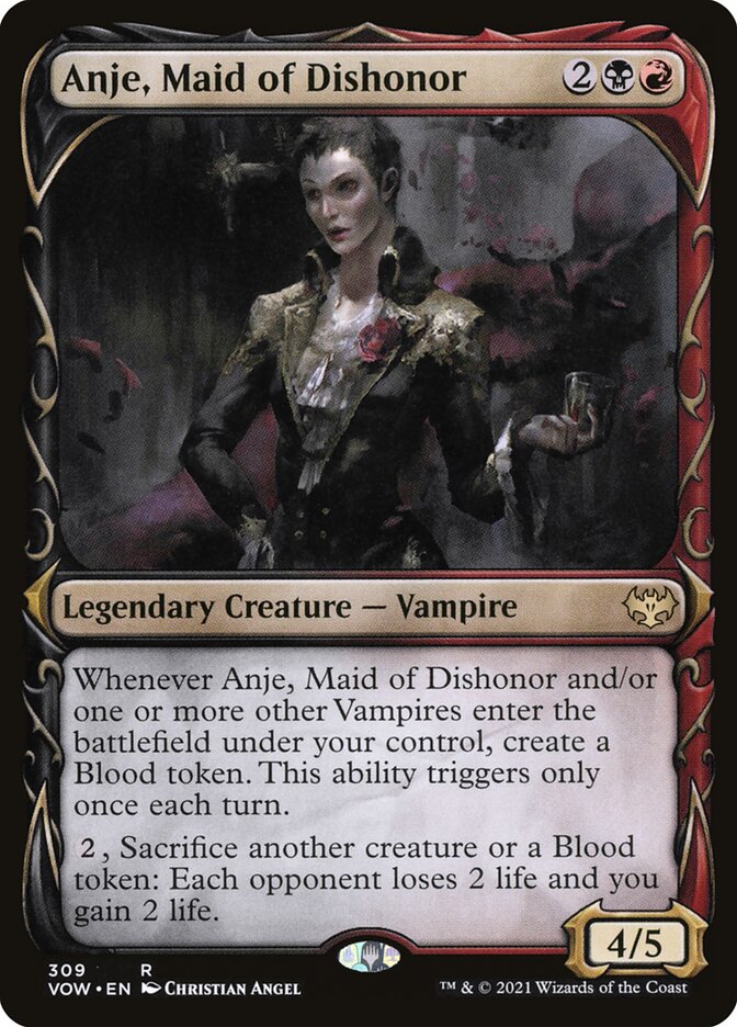 MTG Card Title: Anje, Maid of Dishonor VOW/309