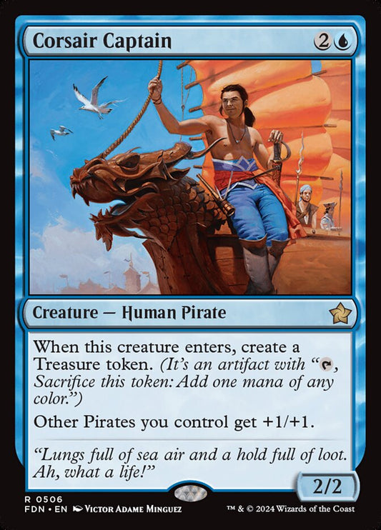 MTG Card Title: Corsair Captain FDN/506