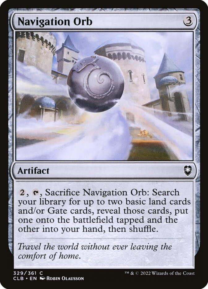 MTG Card Title: Navigation Orb CLB/329