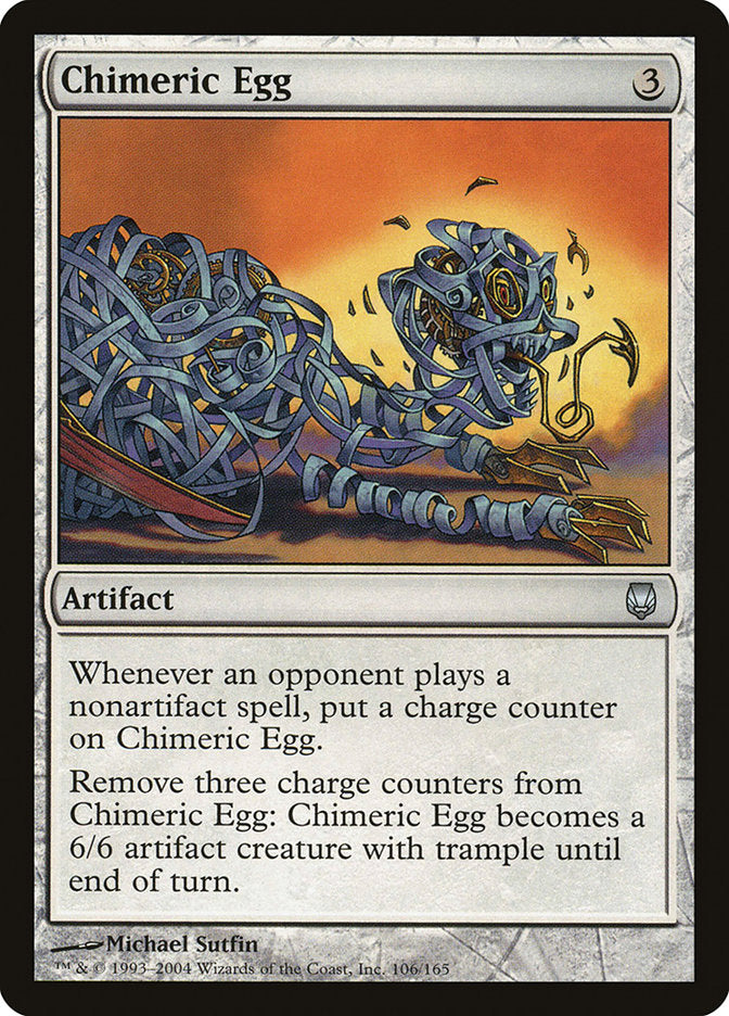 MTG Card Title: Chimeric Egg DST/106