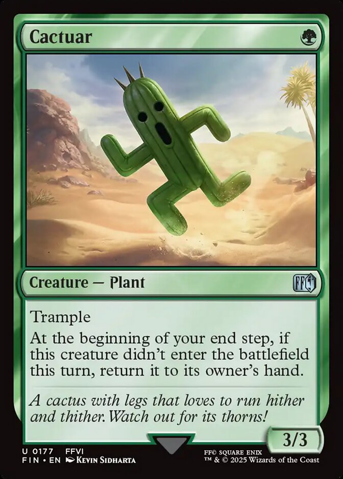 MTG Card Title: Cactuar FIN/177