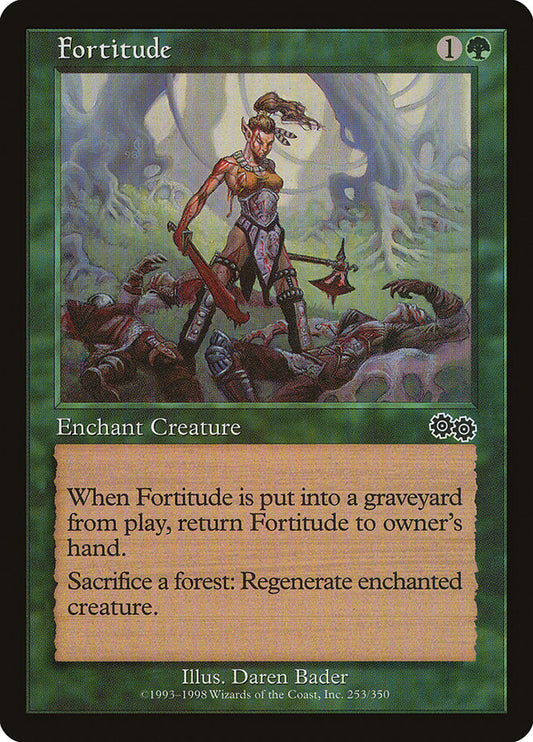 MTG Card Title: Fortitude USG/253
