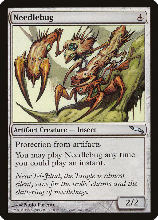 MTG Card Title: Needlebug MRD/217