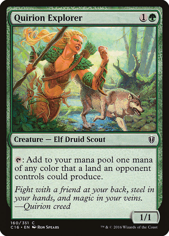 MTG Card Title: Quirion Explorer C16/160