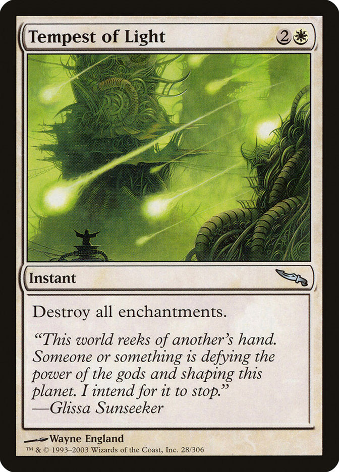 MTG Card Title: Tempest of Light MRD/28
