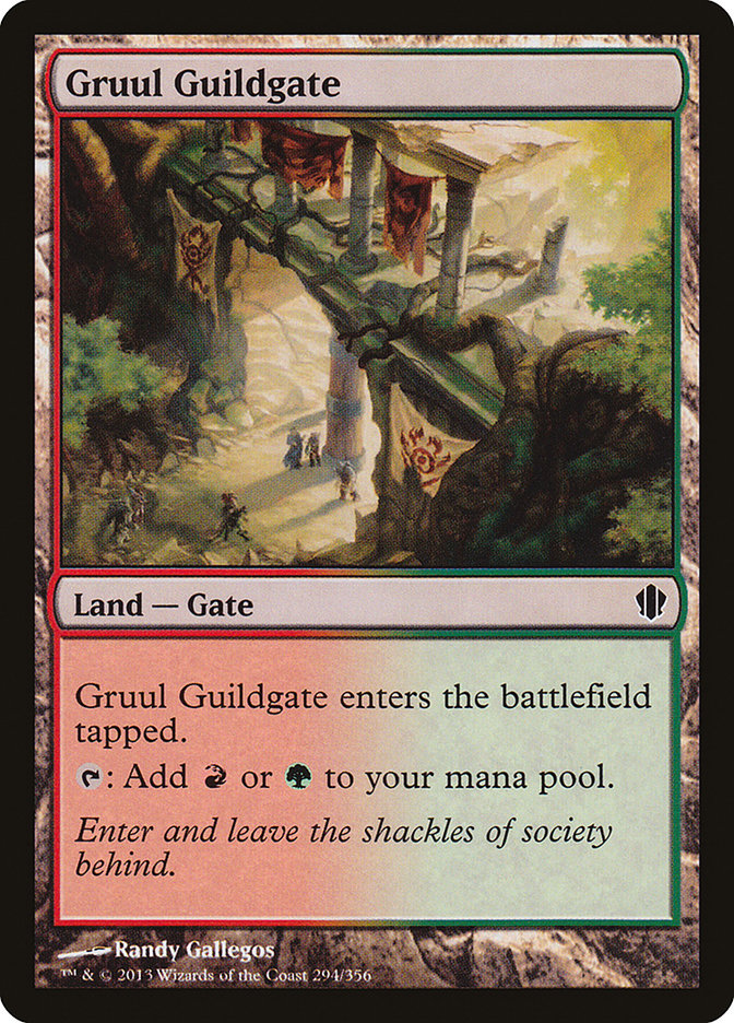 MTG Card Title: Gruul Guildgate C13/294