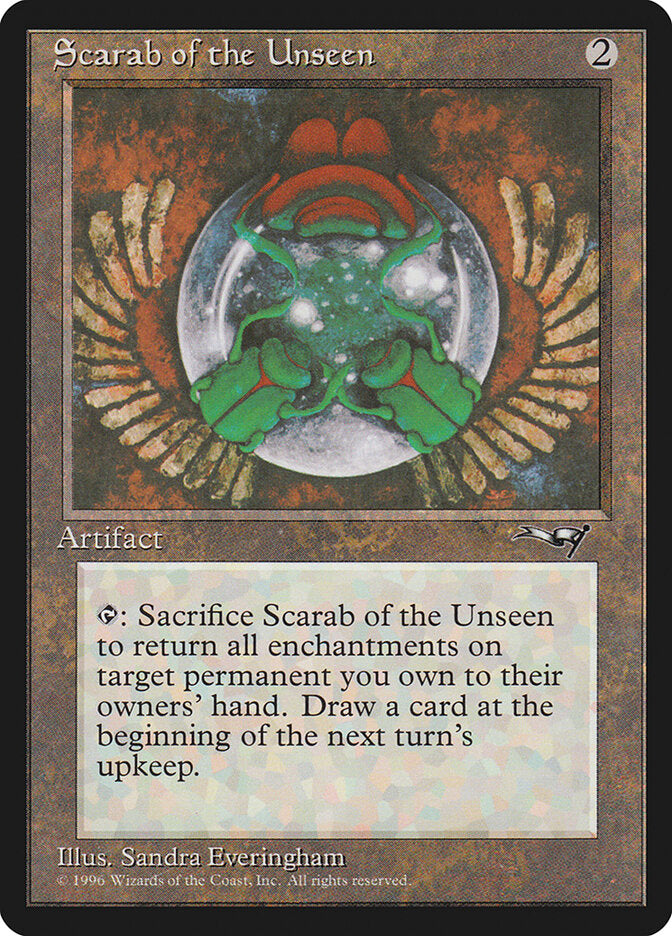 MTG Card Title: Scarab of the Unseen ALL/128