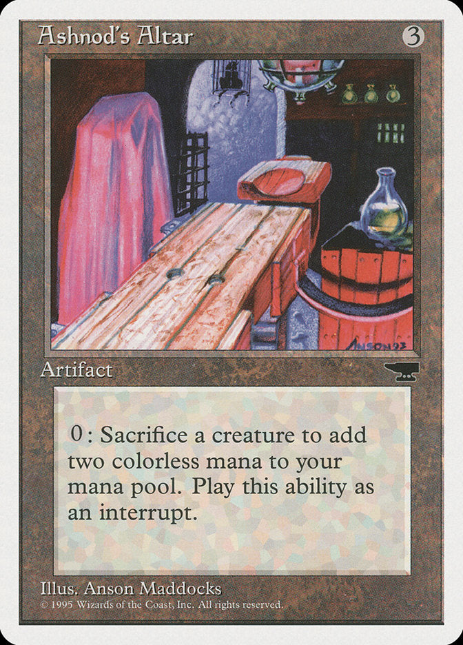 MTG Card Title: Ashnod's Altar CHR/92
