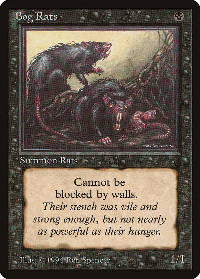 MTG Card Title: Bog Rats DRK/42
