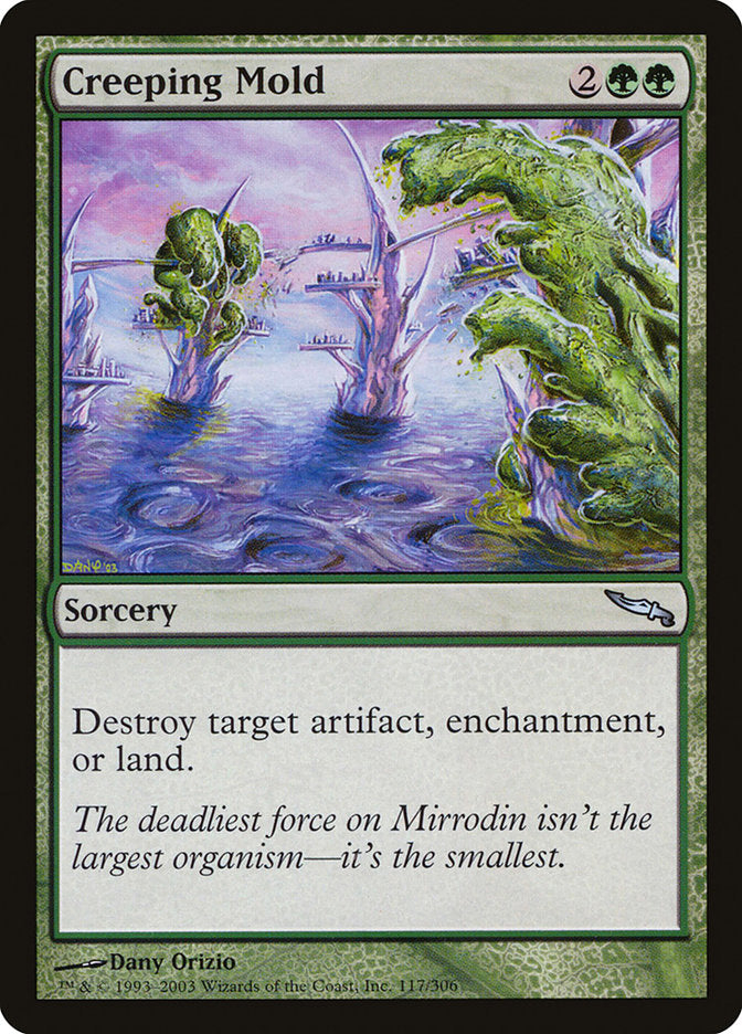 MTG Card Title: Creeping Mold MRD/117