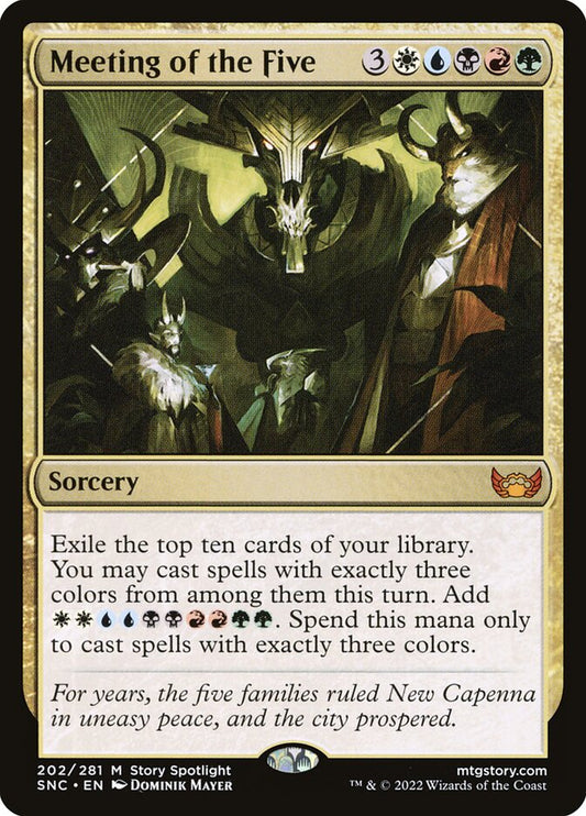 MTG Card Title: Meeting of the Five SNC/202