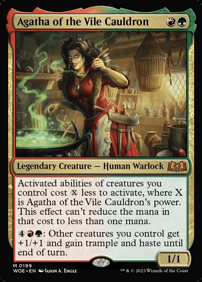 MTG Card Title: Agatha of the Vile Cauldron WOE/199