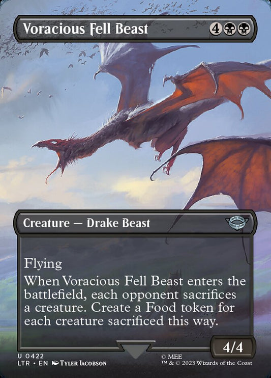 MTG Card Title: Voracious Fell Beast LTR/422