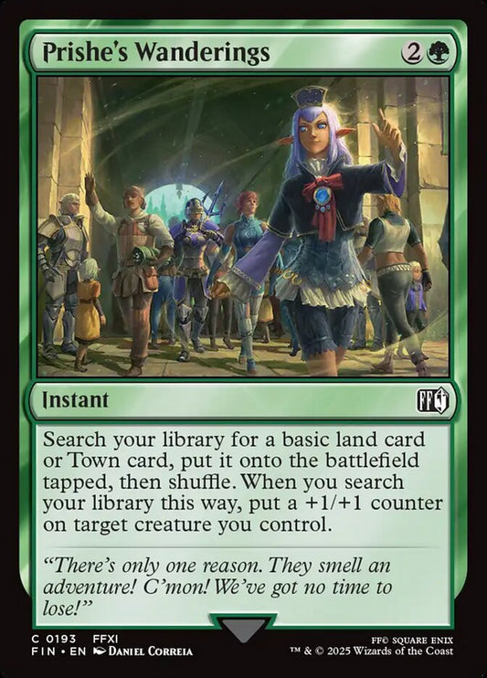 MTG Card Title: Prishe's Wanderings FIN/193