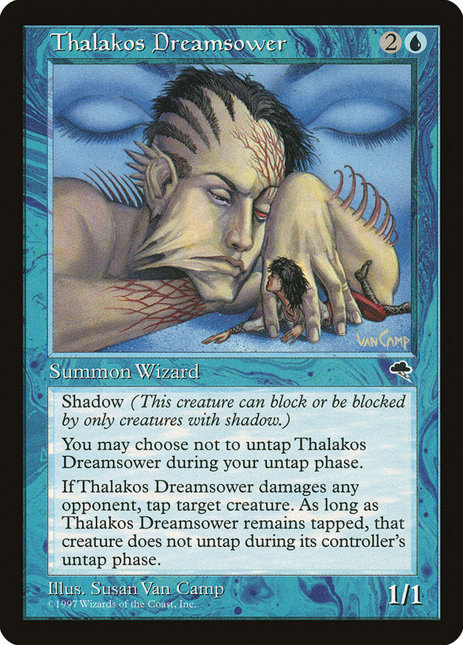 MTG Card Title: Thalakos Dreamsower TMP/92