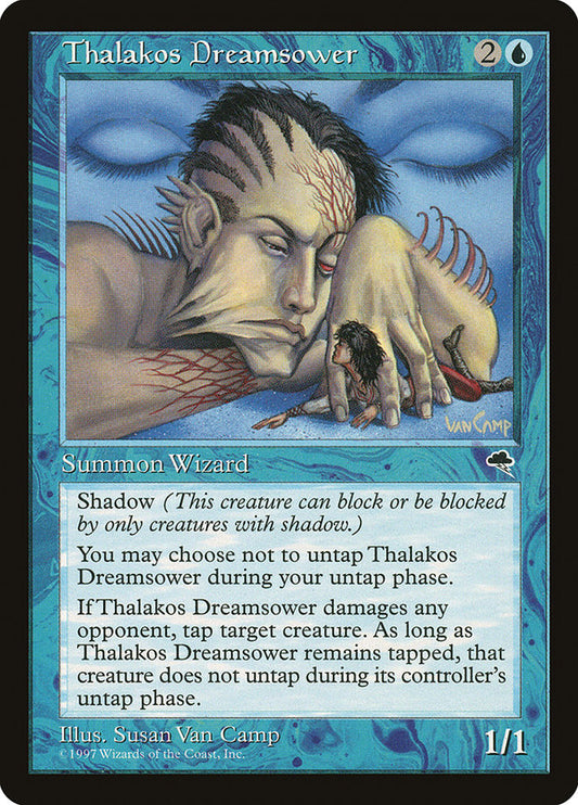 MTG Card Title: Thalakos Dreamsower TMP/92