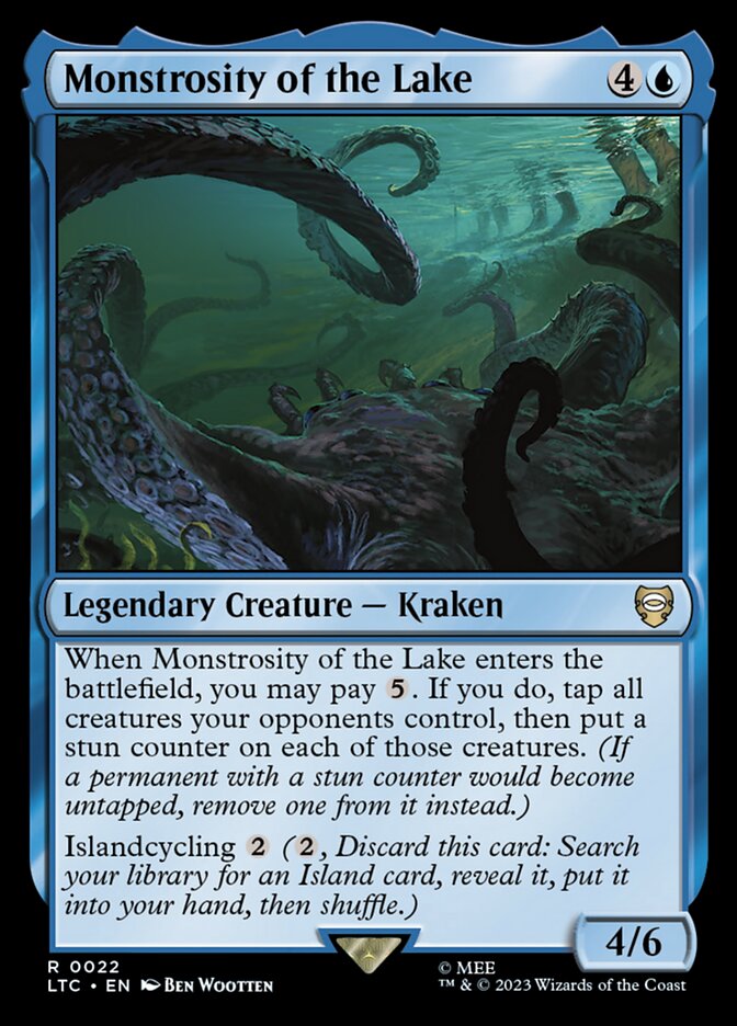 MTG Card Title: Monstrosity of the Lake LTC/22