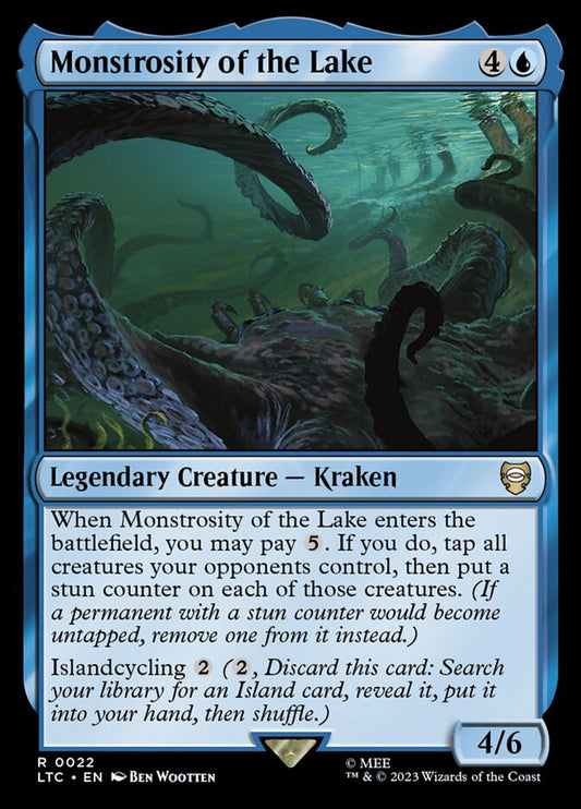 MTG Card Title: Monstrosity of the Lake LTC/22