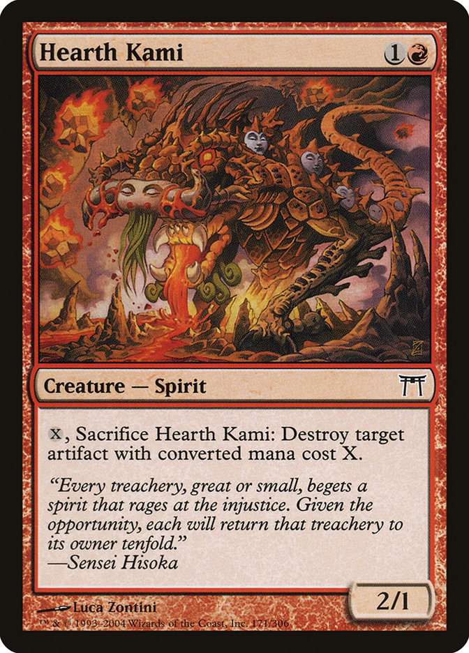 MTG Card Title: Hearth Kami CHK/171