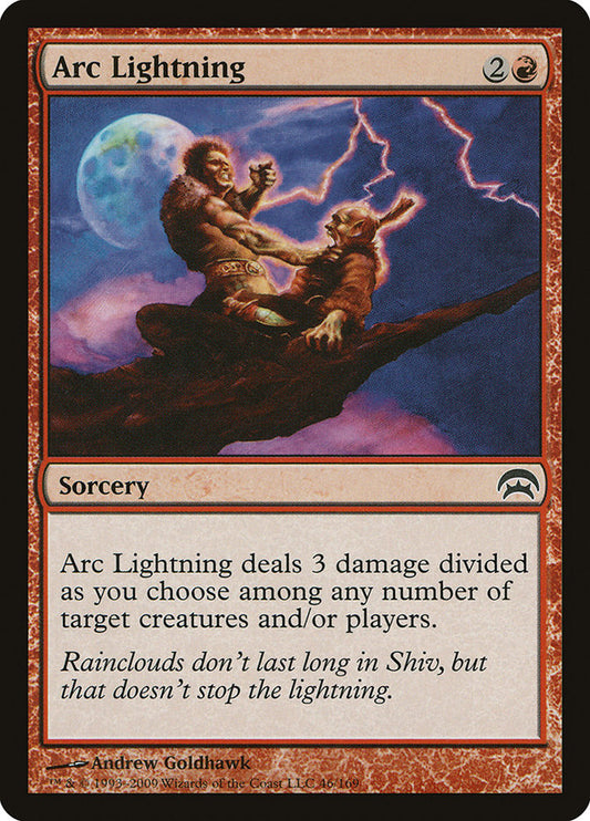 MTG Card Title: Arc Lightning HOP/46