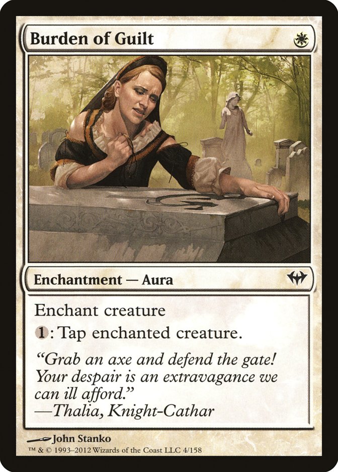 MTG Card Title: Burden of Guilt DKA/4