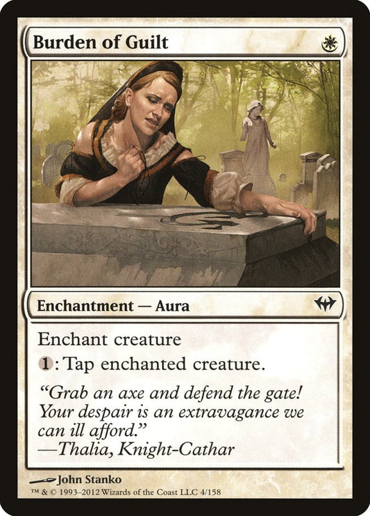 MTG Card Title: Burden of Guilt DKA/4