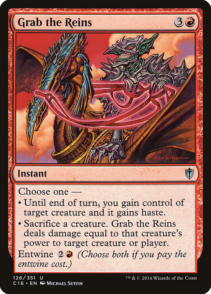 MTG Card Title: Grab the Reins C16/126