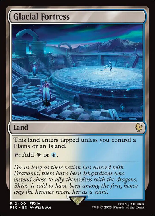MTG Card Title: Glacial Fortress FIC/400