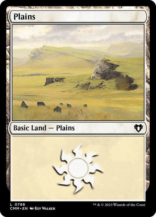 MTG Card Title: Plains CMM/786
