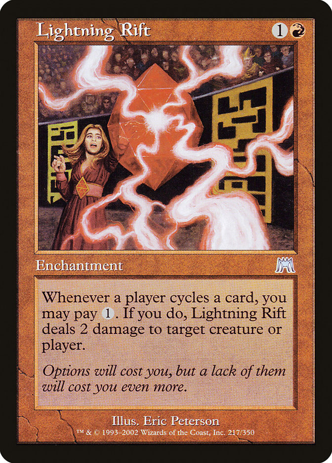 MTG Card Title: Lightning Rift ONS/217