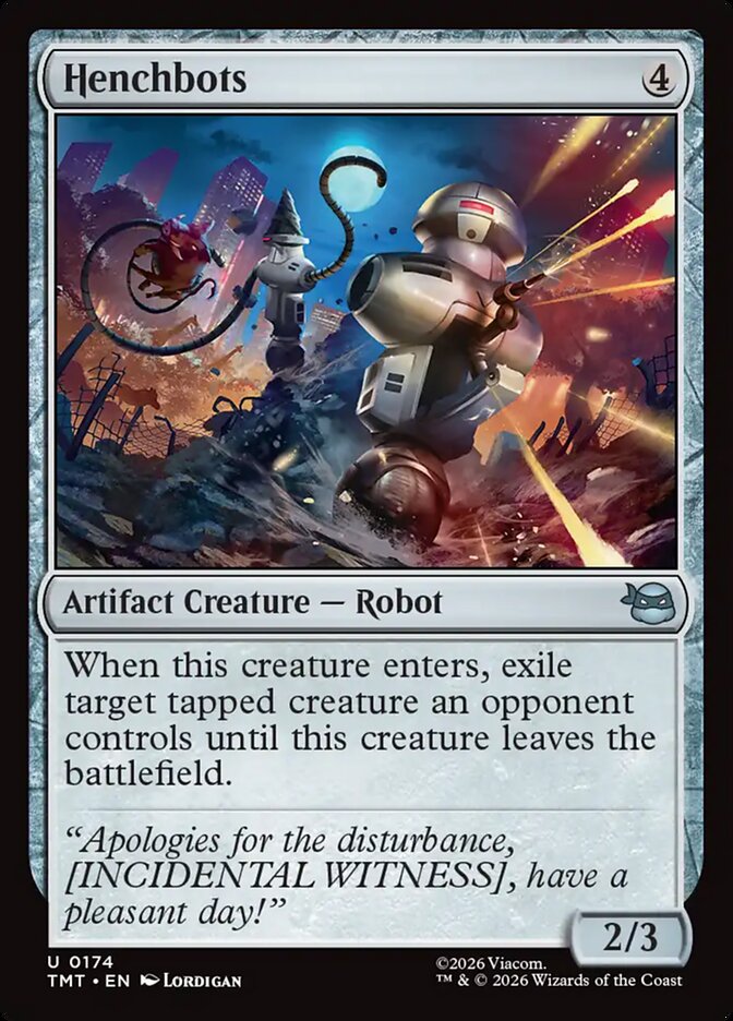 MTG Card Title: Henchbots TMT/174
