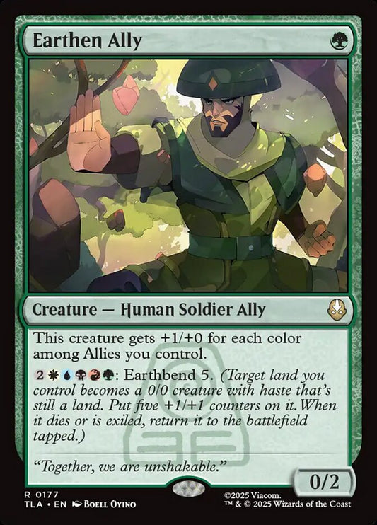 MTG Card Title: Earthen Ally TLA/177