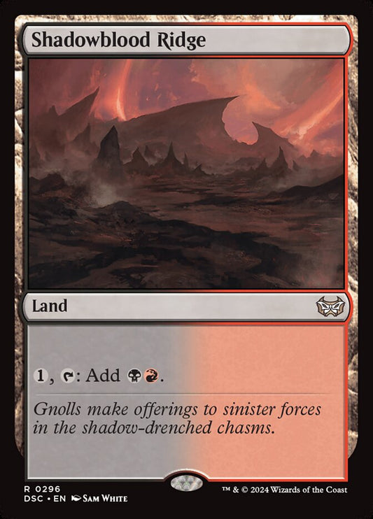 MTG Card Title: Shadowblood Ridge DSC/296