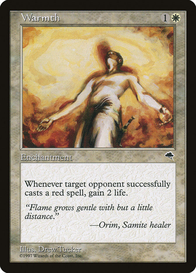 MTG Card Title: Warmth TMP/51