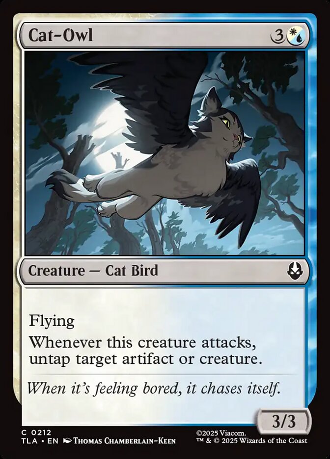 MTG Card Title: Cat-Owl TLA/212