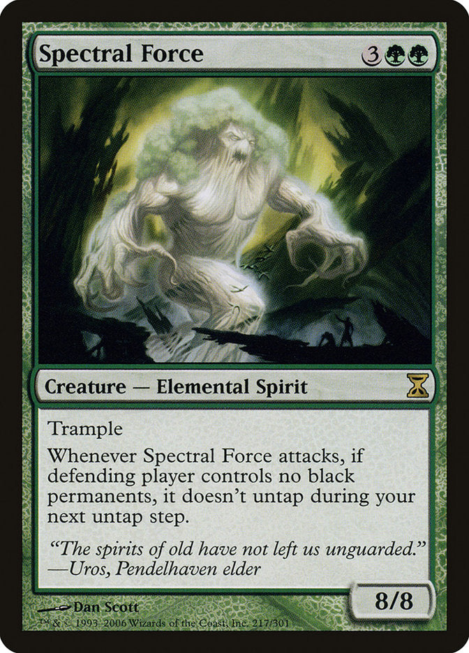 MTG Card Title: Spectral Force TSP/217