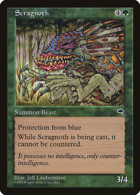 MTG Card Title: Scragnoth TMP/253